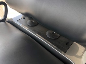 Charcoal Lifted Club Car Precedent W Bluetooth Radio Refurbished 05